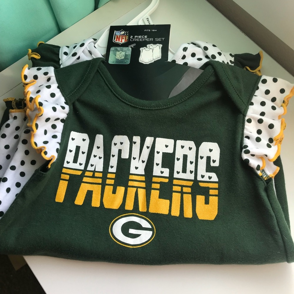 Green Bay Packers onesie/romper 18 months